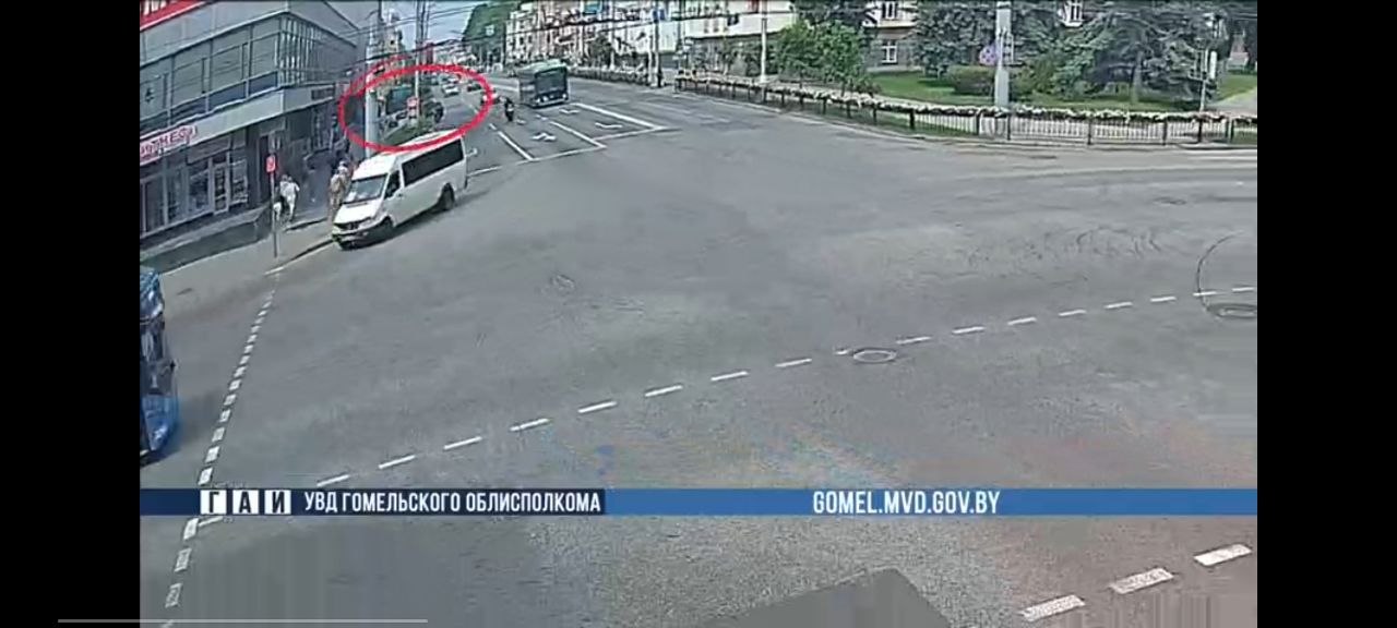 18 базовых за секунду риска: в Гомеле мотоциклиста привлекли к административной ответственности