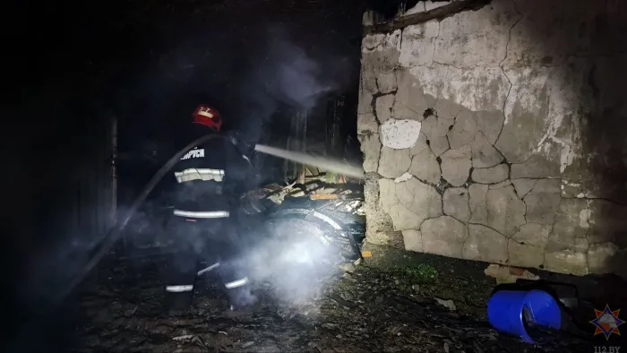 На пожаре в Гомеле работники МЧС спасли мужчину