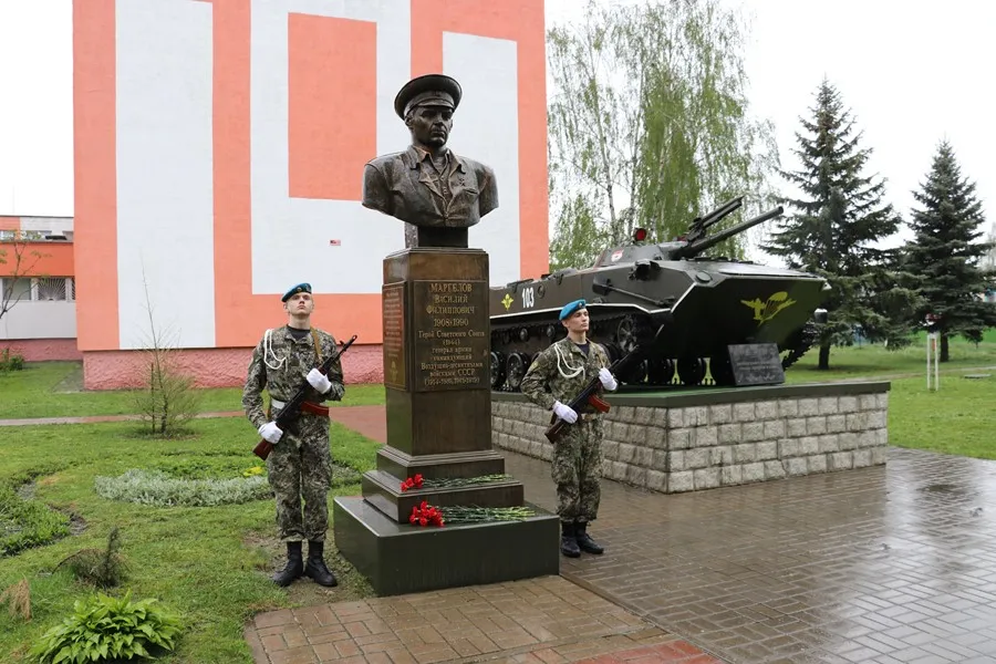 В Речице сегодня вспомнили Героя Советского Союза Василия Маргелова
