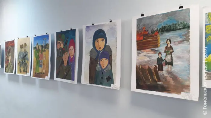 Как выглядит война глазами юных художников, покажут в Калинковичском краеведческом музее