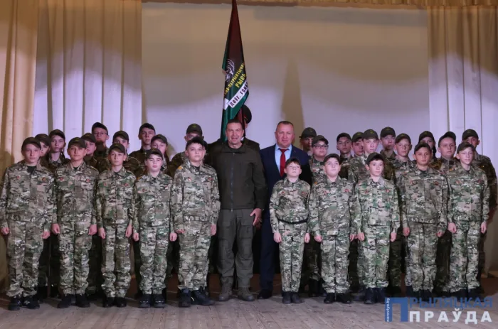 В Наровле открыли первый военно-патриотический клуб «Рысь-Наровля»