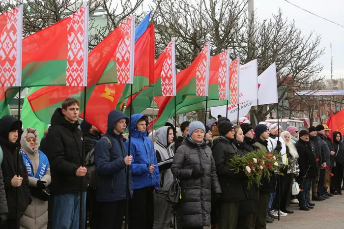 В Калинковичах отпраздновали 81-ю годовщину освобождения от немецко-фашистских захватчиков