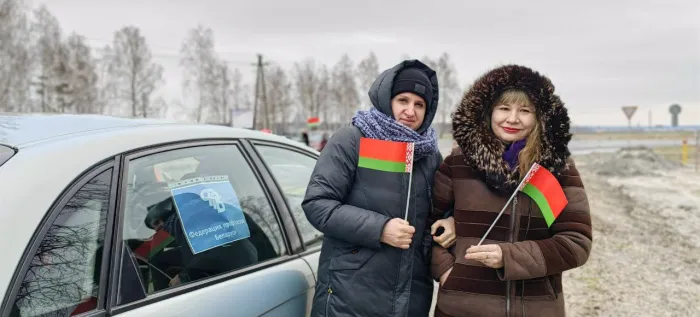 В Ельске прошел автопробег "Дороги славы Ельщины"