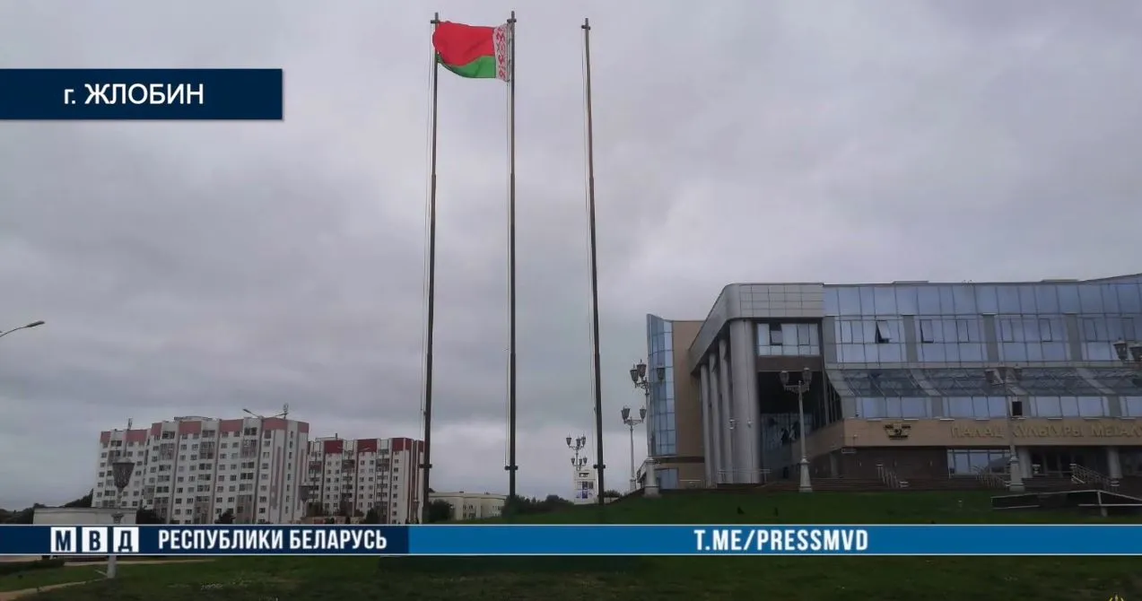 Задержан житель Жлобина, разорвавший государственный флаг