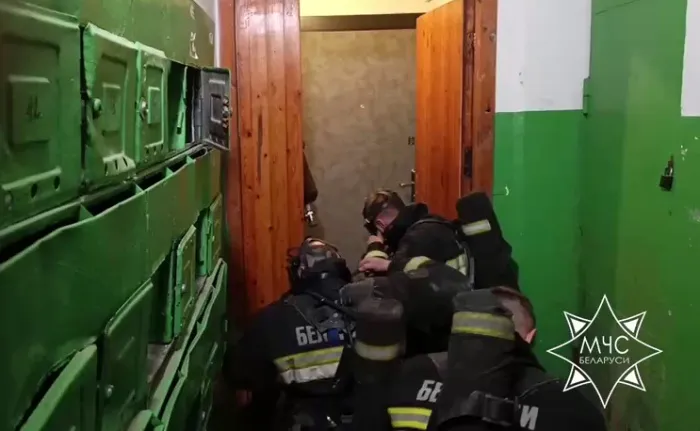 На пожаре в Мозыре работники МЧС спасли пенсионера