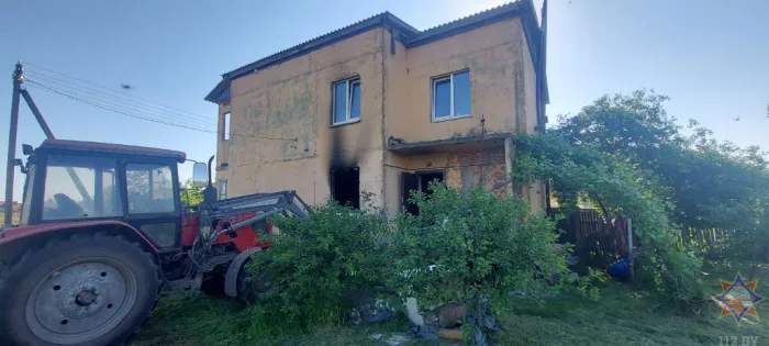 В Калинковичском районе благодаря пожарному извещателю спаслась семья
