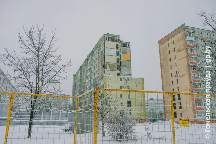 Стали известны сроки восстановления дома, пострадавшего от взрыва газа в Гомеле