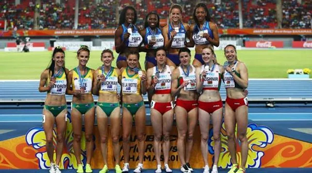 Белорусские легкоатлетки стали серебряными призерами чемпионата мира по эстафетному бегу