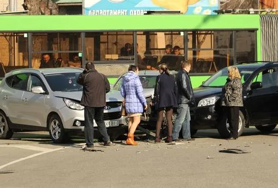 ДТП на перекрёстке ул. Полесской и ул.Кирова