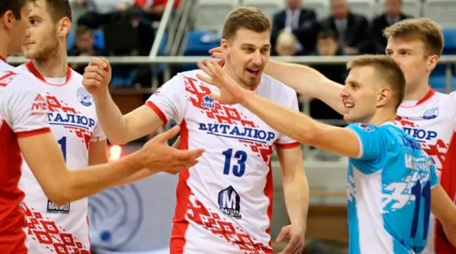 Волейболисты "Строителя" вышли в лидеры чемпионата Беларуси