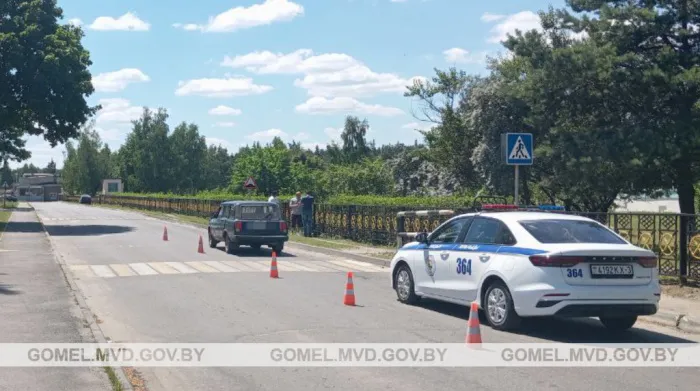 В Лельчицах водитель совершил наезд на пешехода