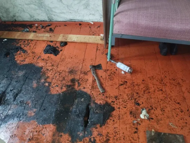 В Лельчицком районе мужчина спас соседа из горящего дома