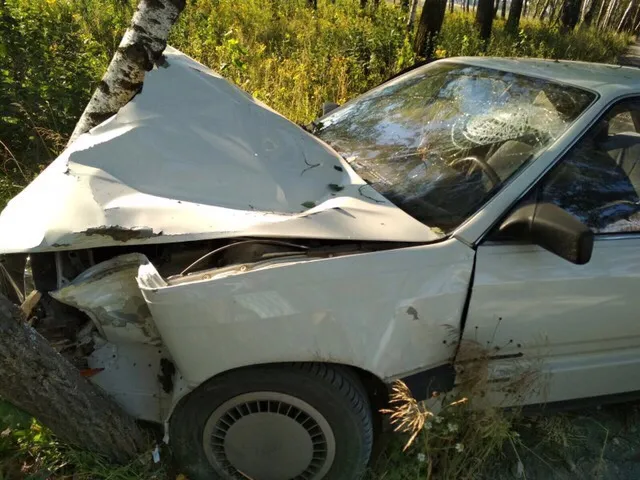В Жлобинском районе малыш ехал в автомобиле на руках у мамы и пострадал в ДТП