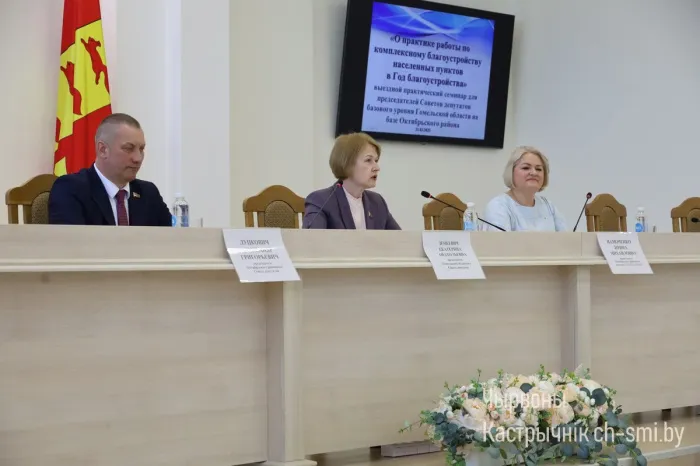 Выездной практический семинар для председателей Советов депутатов базового уровня области прошел в Октябрьском районе