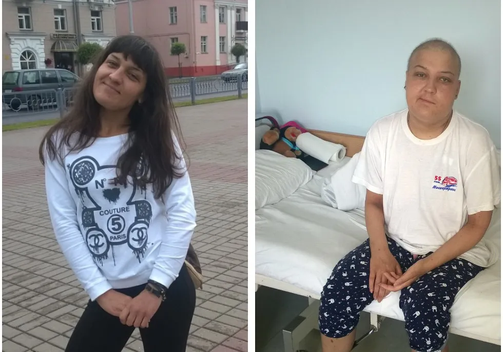 Из цветущей брюнетки в инвалидное кресло: гомельчанка Женя Риженкова борется с лейкозом, объявлен сбор средств