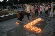 2 июля у Аллеи Героев прошла патриотическая акция «Гомель помнит»