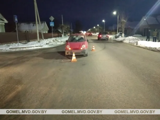 В Речице водитель совершил наезд на 13-летнюю девочку-пешехода