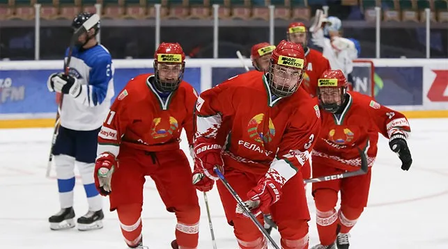 Сборная Беларуси (U-18) победила действующих чемпионов мира на планетарном форуме в Швеции