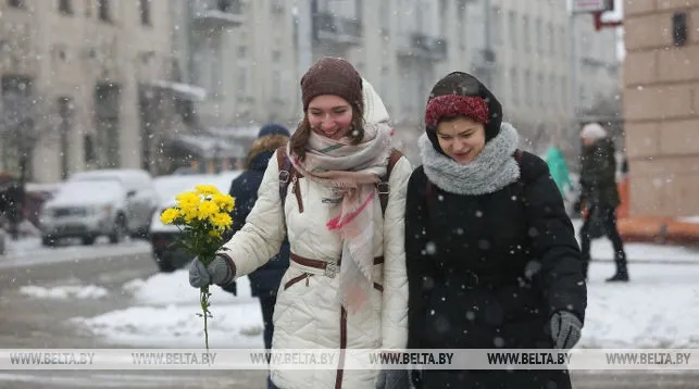 Мокрый снег и до +2°С ожидается в Беларуси 23 декабря