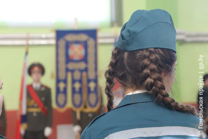 На базе Гомельского областного управления МЧС создали военно-патриотический клуб "Стихия"