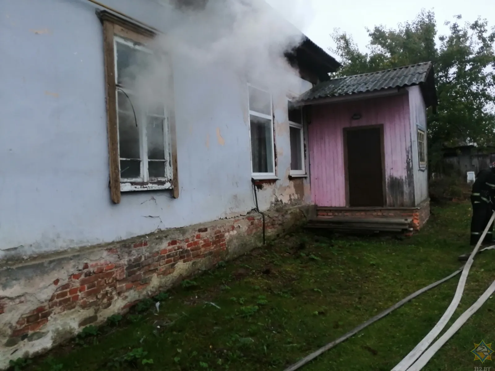 На пожаре в Рогачёве погиб пенсионер