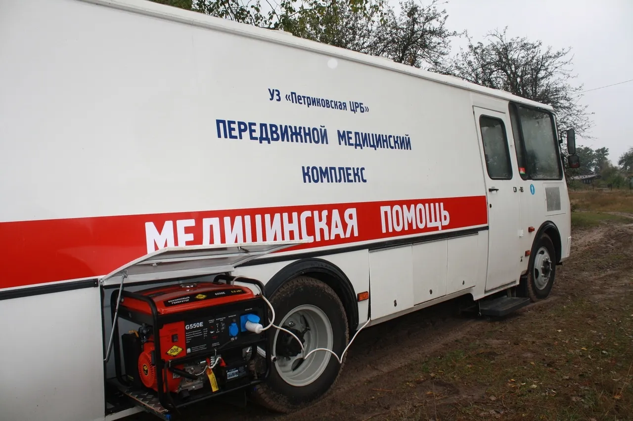 На Петрыкаўшчыне пачала работу амбулаторыя на калёсах