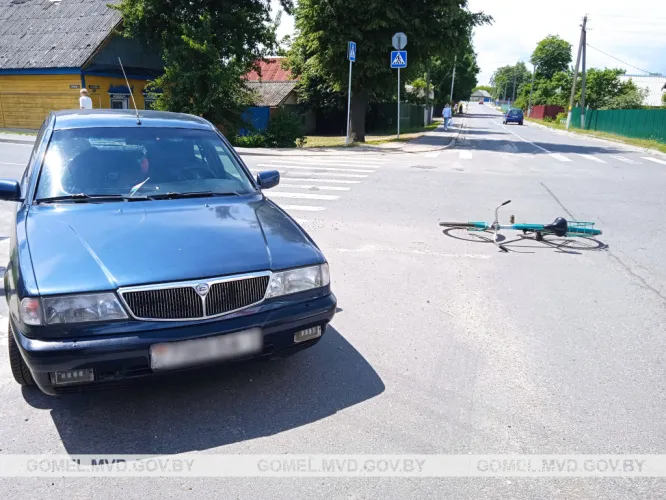 В Чечерске совершен наезд на велосипедиста