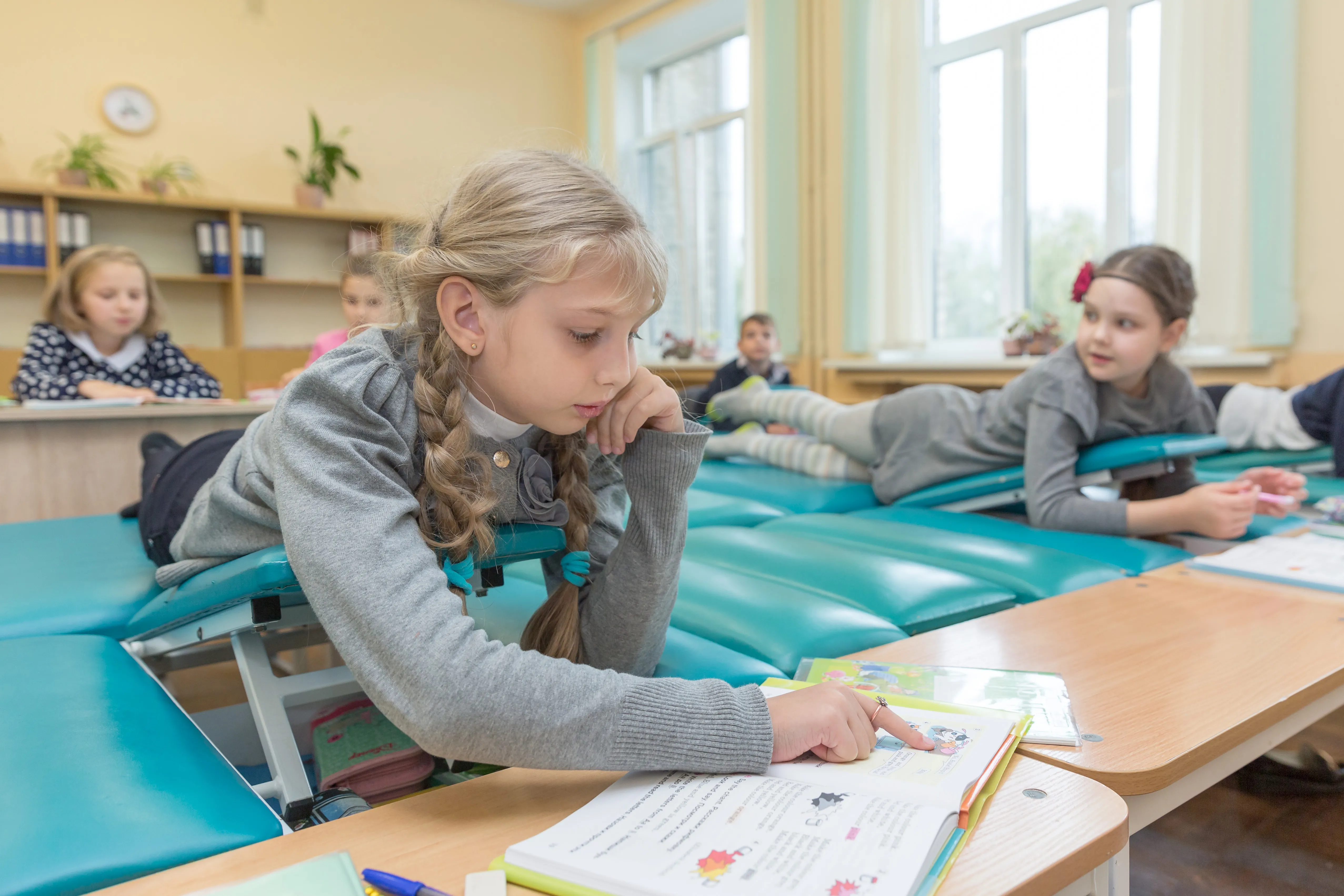 В какой школе Гомеля можно учиться лежа? 