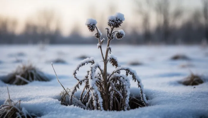 Ледяные иглы в Гомеле и морозы под -26°С: какой была погода в области ночью 19 января