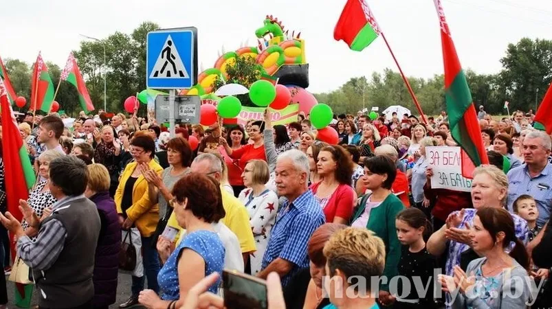 Наровляне выступают за мир, стабильность и спокойствие в Беларуси