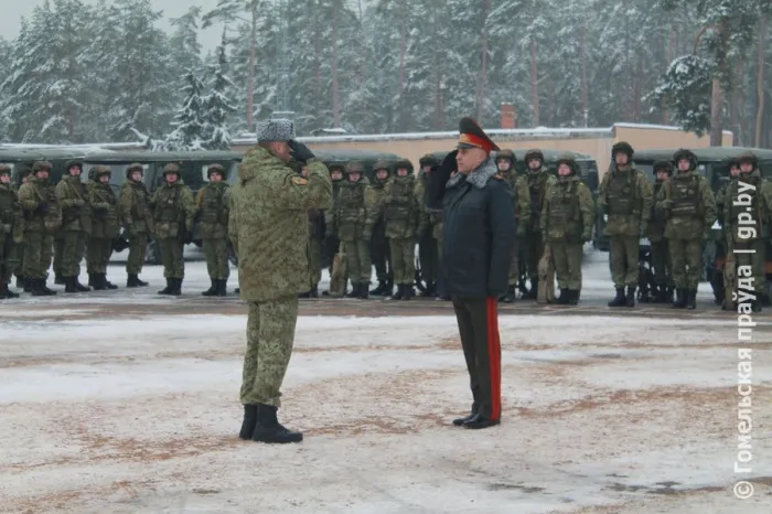 Завершено формирование маневренной группы Мозырского пограничного отряда