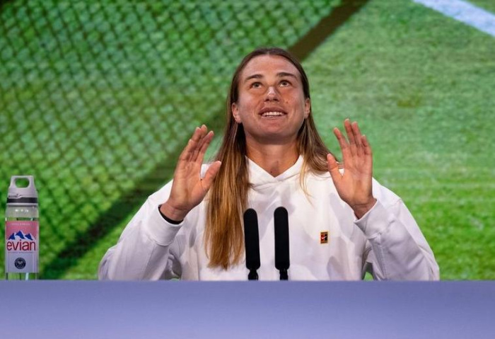 Арина Соболенко посетила пресс-конференцию перед стартом Итогового турнира WTA 2025