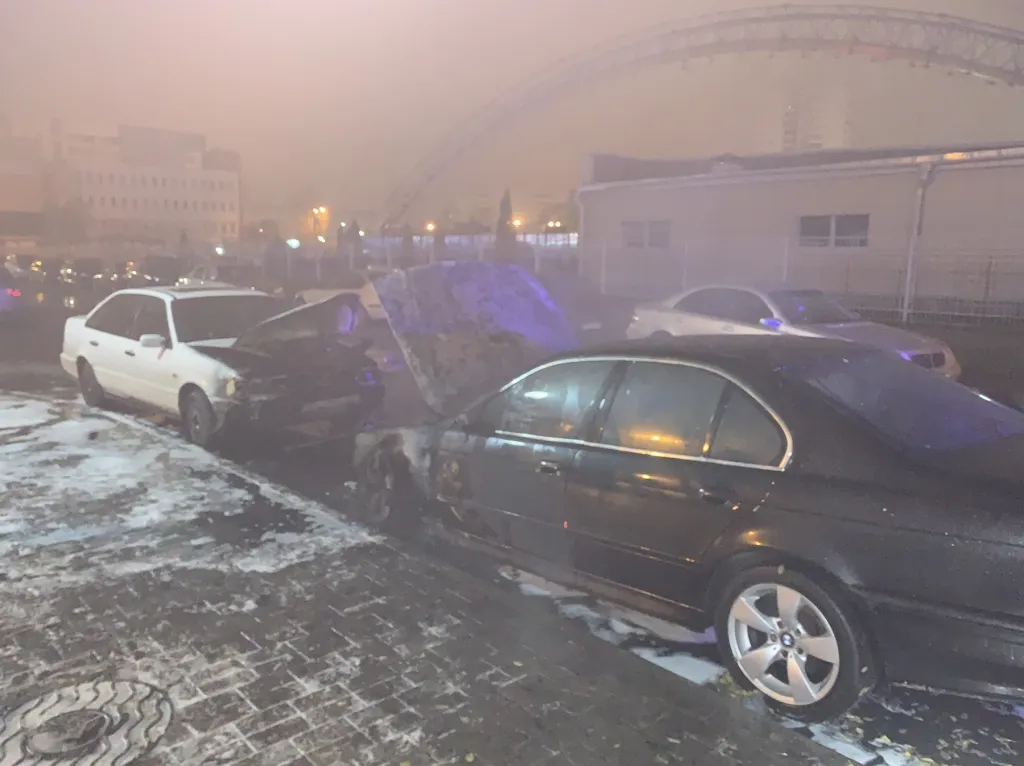 За прошедшие сутки в Гомеле горели 3 автомобиля