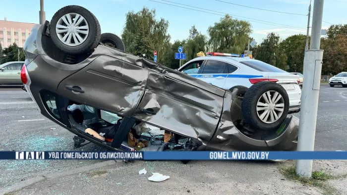 В Результате ДТП в Гомеле пострадали два человека