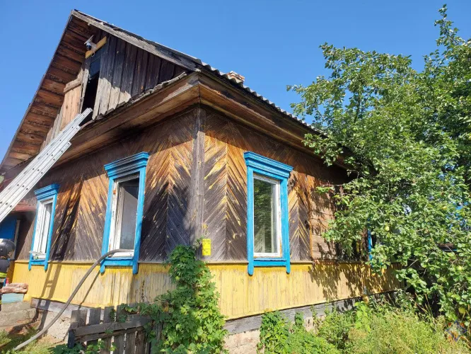 В Наровле из-за неосторожного курения на пожаре пострадал мужчина