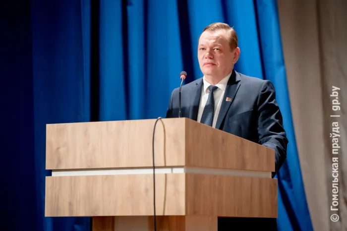 Заместитель председателя облисполкома Дмитрий Алейников пообщался с коллективом "Гомельводоканала"