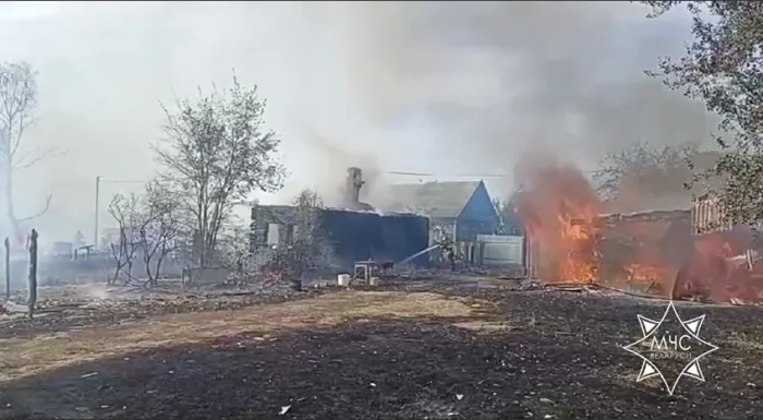 В Мозырском районе сгорели три дачи