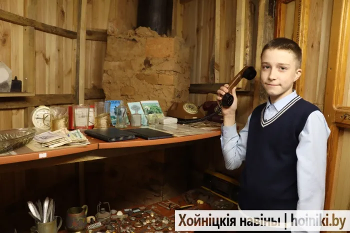 Захапленні хайнічан: школьнік стварыў дома музей — захавальнік былых часоў