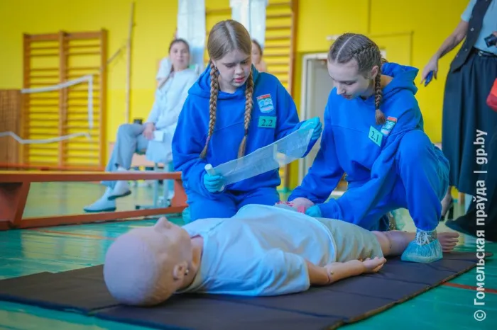 В Гомельском медицинском колледже прошел второй этап межведомственной республиканской олимпиады «Первая помощь»