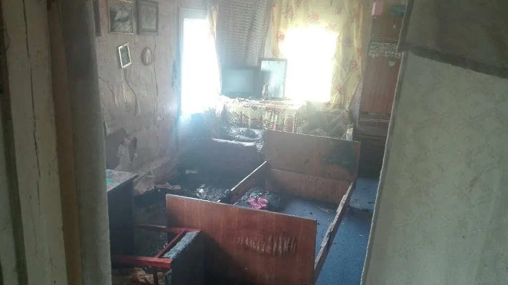 В Житковичском районе на пожаре погибла женщина