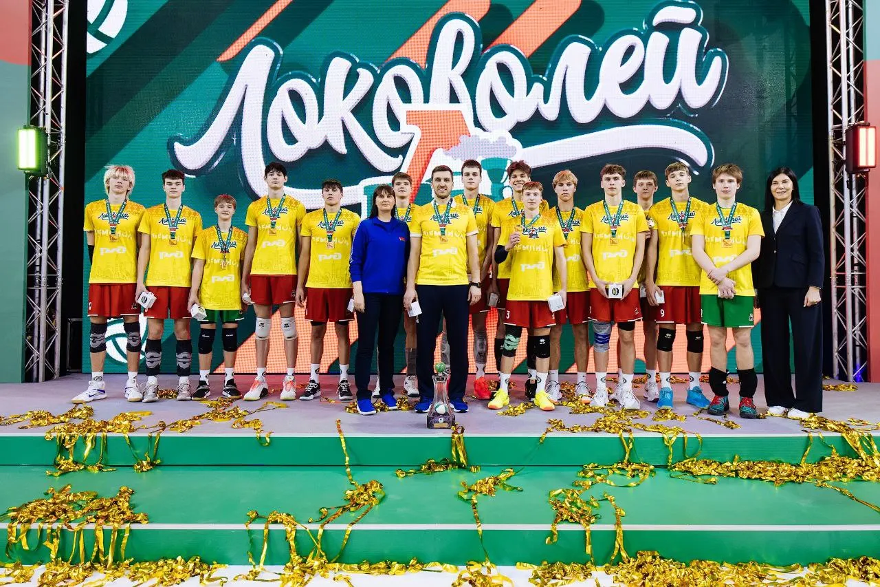 Юниорская сборная Беларуси-U18 по волейболу одержала победу в суперфинале международного первенства Российских железных дорог «Локоволей»