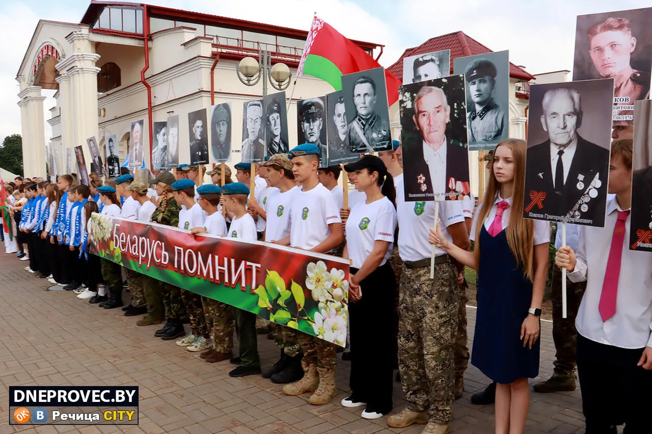 Речица встретила «Поезд Победы»