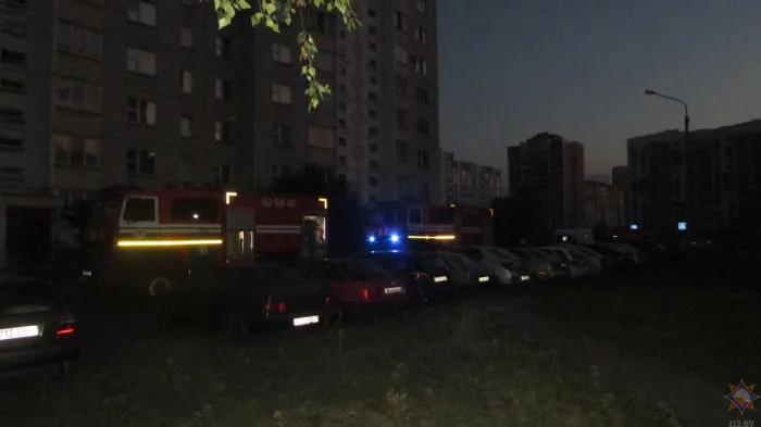 На пожаре в Гомеле работники МЧС спасли мужчину