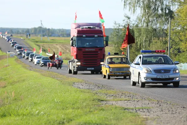 Автовелопробег "За Беларусь!" в Буда-Кошелевском районе