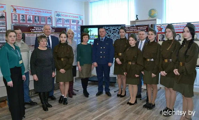 В Лельчицах в общеобразовательной школе открыли музейную экспозицию о геноциде жителей Беларуси в годы войны