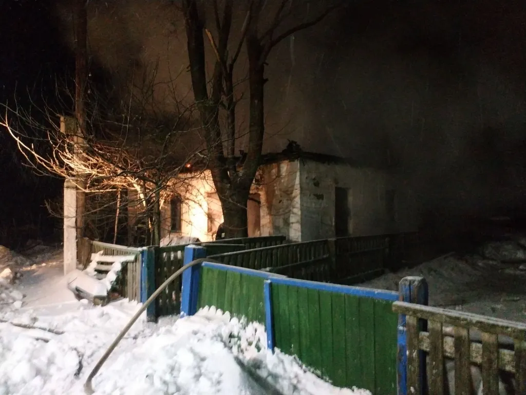 В Наровлянском районе на пожаре погиб хозяин дома