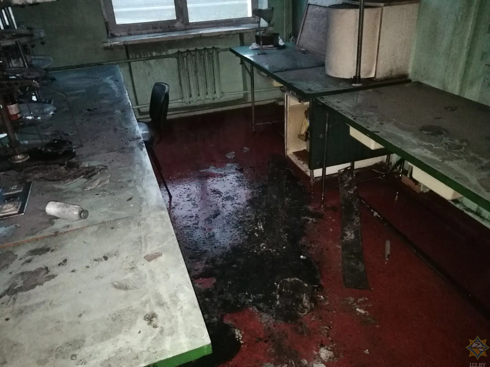 В Хойниках горела аптека: эвакуировано 15 человек