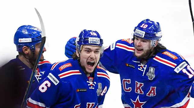 СКА обыграл ЦСКА и сравнял счет в финале плей-офф Западной конференции КХЛ - 2:2
