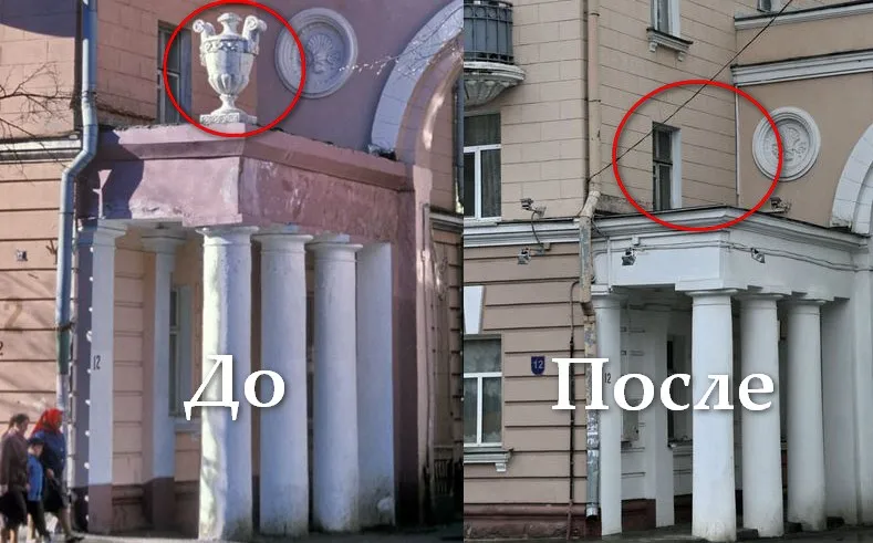 Что остается в памятнике архитектуры собственно от памятника?