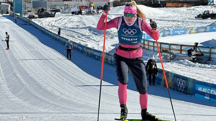 Лыжница Королева стала 34-й в олимпийском скиатлоне